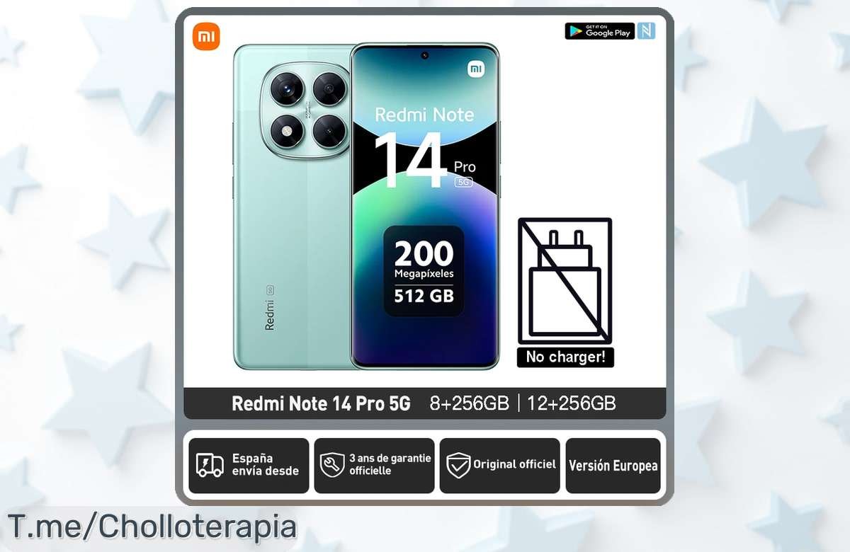 Xiaomi Redmi Note 14 Pro con cámara brutal de 200MP y pantalla AMOLED 120Hz a precio loco nunca visto aprovecha este super chollo limitado antes que desaparezca corre ya