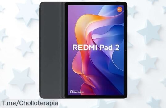 Xiaomi Redmi Pad 2 con funda a precio loco pantalla súper nítida y batería que dura todo el día aprovecha este ofertón con descuento brutal único corre que vuelan