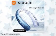 Xiaomi ventilador de cuello sin aspas con pantalla LED super silencioso y portátil a un precio loco que vuela aprovecha este descuento brutal antes que se acabe