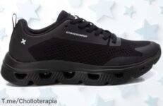 Xti zapatilla mujer negro con suela antideslizante diseño urbano y tirador fácil de calzar aprovecha este ofertón nunca visto con un precio loco corre que vuelan