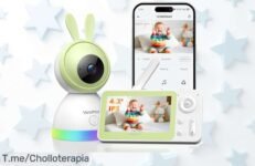 Yesimom cámara vigilancia bebé 360 con seguimiento automático y pantalla IPS 43 alucinante precio loco oferta limitada y descuento brutal aprovecha ya este super chollo nunca visto