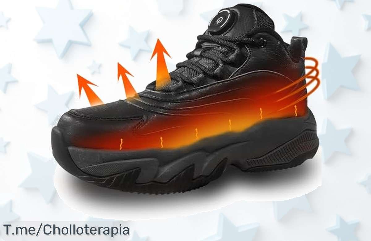 Zapatillas calefactadas con suela antideslizante y batería que dura horas precio loco jamás visto aprovecha este ofertón de descuento brutal antes que desaparezca recoge ya tu par