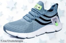 Zapatillas de correr súper transpirables con diseño top y estilo casual que arrasan precio loco nunca visto aprovecha este super chollo antes que vuelen ¡corre ya!