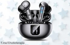 auriculares bluetooth inalámbricos con sonido espectacular y cancelación de ruido disfruta 36 horas sin parón en este ofertón nunca visto precio loco ¡compra ya antes que vuelen!