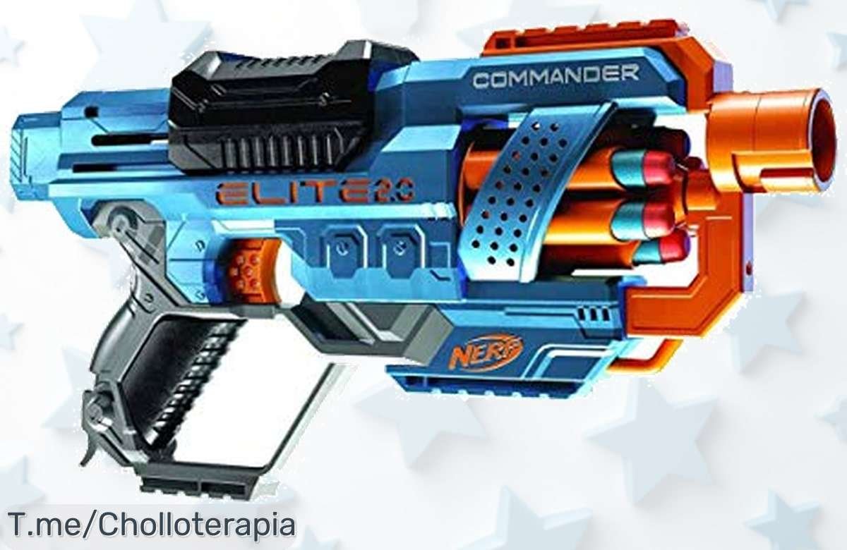 descubre el nerf rc6 con tambor giratorio para 6 dardos que vuelan hasta 27 metros un super chollo con descuento brutal nunca visto corre antes de que desaparezca este ofertón