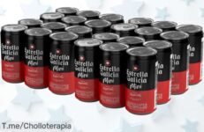 descubre estrella galicia especial mini pack 24 latas sabor ligero con descuento brutal ideal para tus momentos especiales corre que este super chollo es único y limitado