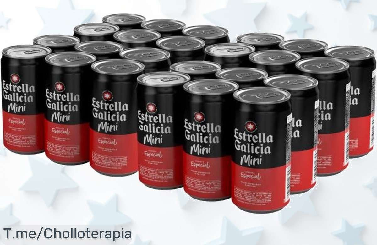 descubre estrella galicia especial mini pack 24 latas sabor ligero con descuento brutal ideal para tus momentos especiales corre que este super chollo es único y limitado