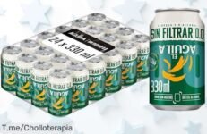disfruta el águila sin filtrar 24 latas con sabor intenso a malta y levadura natural un ofertón de precio loco nunca visto que se agota rápido ¡aprovecha ya este super chollo!