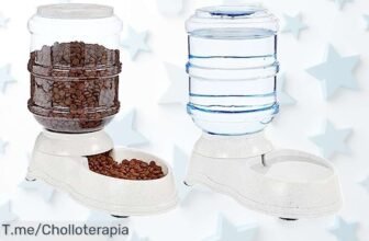 dispensador para mascotas con boca extra ancha limpieza fácil nunca visto precio de ganga super chollo corre que vuelan unidades oferta limitada