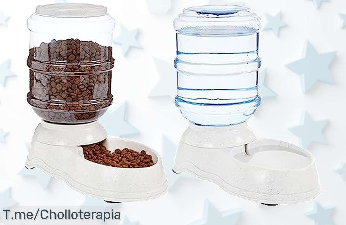 dispensador para mascotas con boca extra ancha limpieza fácil nunca visto precio de ganga super chollo corre que vuelan unidades oferta limitada