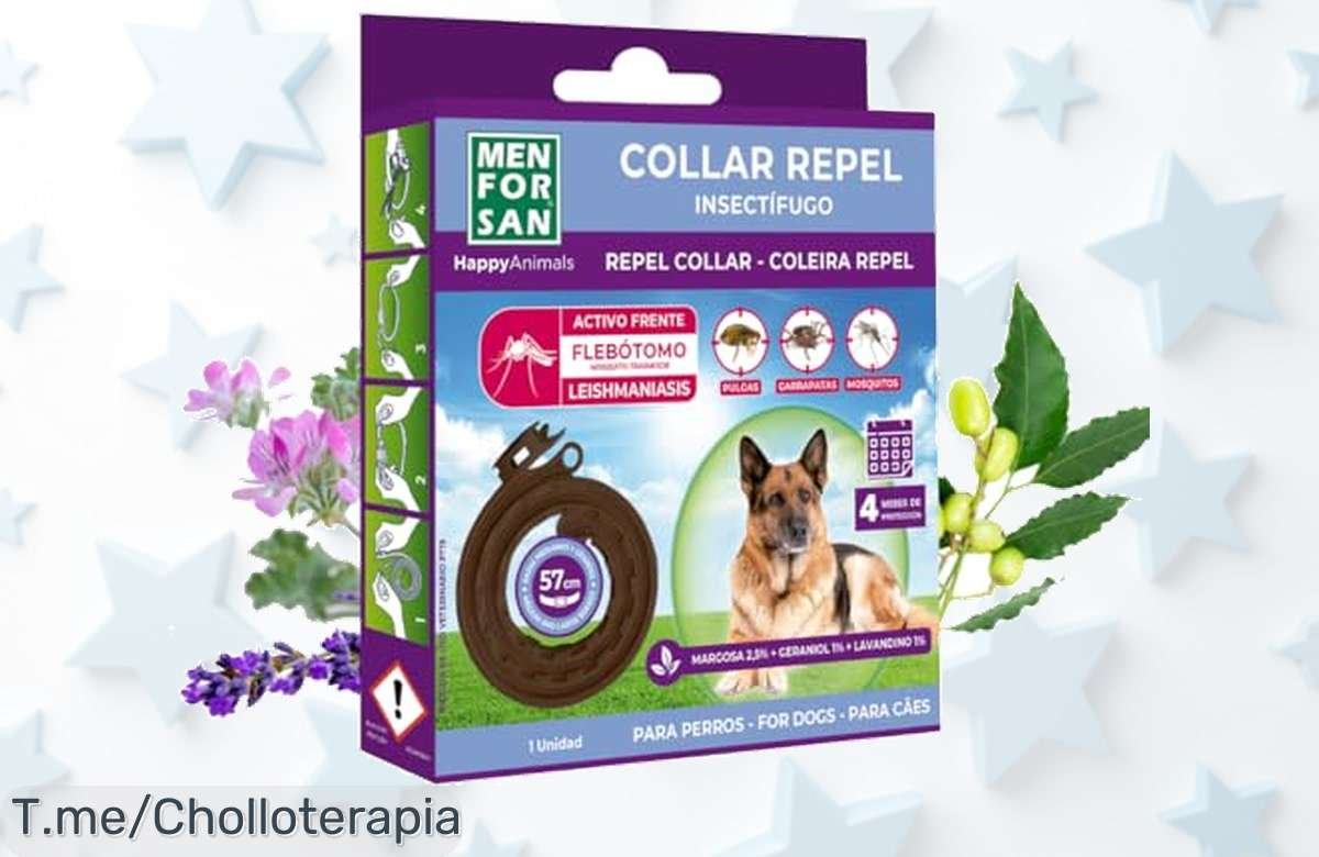 protege a tu perro con el collar antiparasitario que dura 3 meses sin perder fuerza aprovecha este super chollo con descuento brutal y precio de ganga oferta única ¡compra ya!