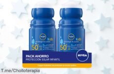 protege la piel de tus niños con nivea sun fp 50+ roll on pack de 2 un súper chollo con descuento brutal nunca visto precio loco oferta limitada ¡corre y aprovecha ya!