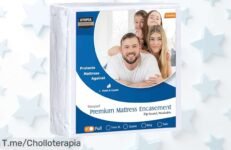 protege tu colchón con la funda impermeable y anti chinches que todos quieren cremallera total para máxima seguridad aprovecha este ofertón de precio loco limitado ¡compra ya!