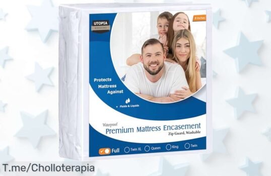 protege tu colchón con la funda impermeable y anti chinches que todos quieren cremallera total para máxima seguridad aprovecha este ofertón de precio loco limitado ¡compra ya!