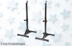soportes para barra de pesas con caída de precio brutal guarda tu equipo seguro y ordenado aprovecha este super chollo antes que se acabe oferta limitada ¡compra ya!