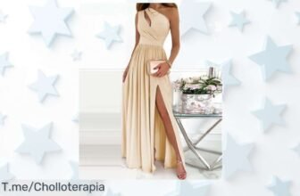 vestidos largos con diseño único y abertura sexy precio loco descuento brutal dale a tu look un toque sofisticado aprovecha este super chollo antes que se agote ¡compra ya!