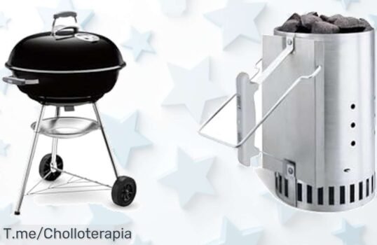 weber compact kettle con chimenea rapidfire para carbón listo en segundos estructura fuerte y control total precio loco y descuento brutal oferta limitada ¡corre a comprar!