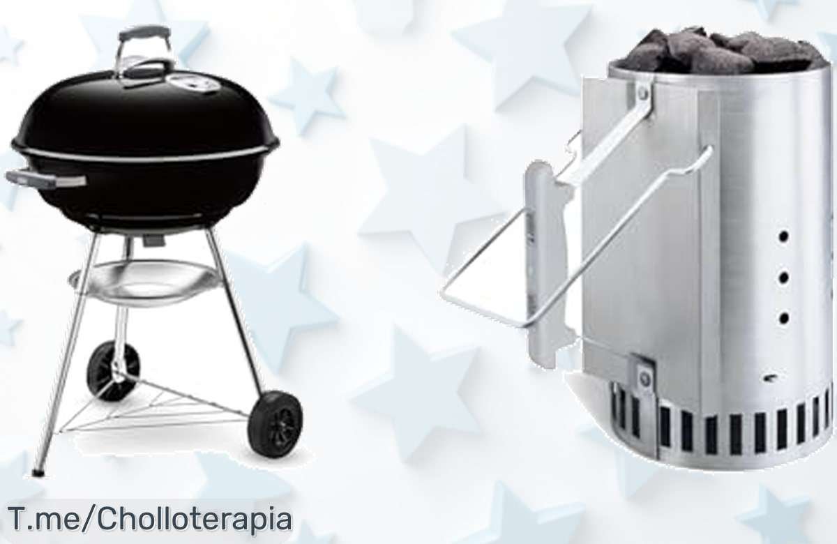 weber compact kettle con chimenea rapidfire para carbón listo en segundos estructura fuerte y control total precio loco y descuento brutal oferta limitada ¡corre a comprar!