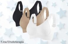 3 piezas sujetador deportivo talla grande sin aros con relleno soporte alto impacto y transpirable super chollo con descuento brutal nunca visto corre que vuelan