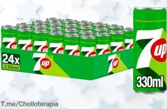 7 up pack de 24 latas con súper sabor a lima y limón un ofertón nunca visto que refresca tu familia al máximo ¡aprovecha este descuento brutal ya antes que se agote!