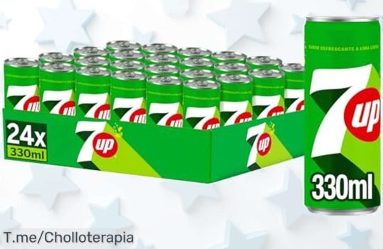 7 up pack de 24 latas con súper sabor a lima y limón un ofertón nunca visto que refresca tu familia al máximo ¡aprovecha este descuento brutal ya antes que se agote!
