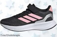 Adidas Runfalcon 5 para niños con suela súper resistente y diseño clásico un ofertón nunca visto corre ya por este precio loco de ganga que vuela rápido no esperes más