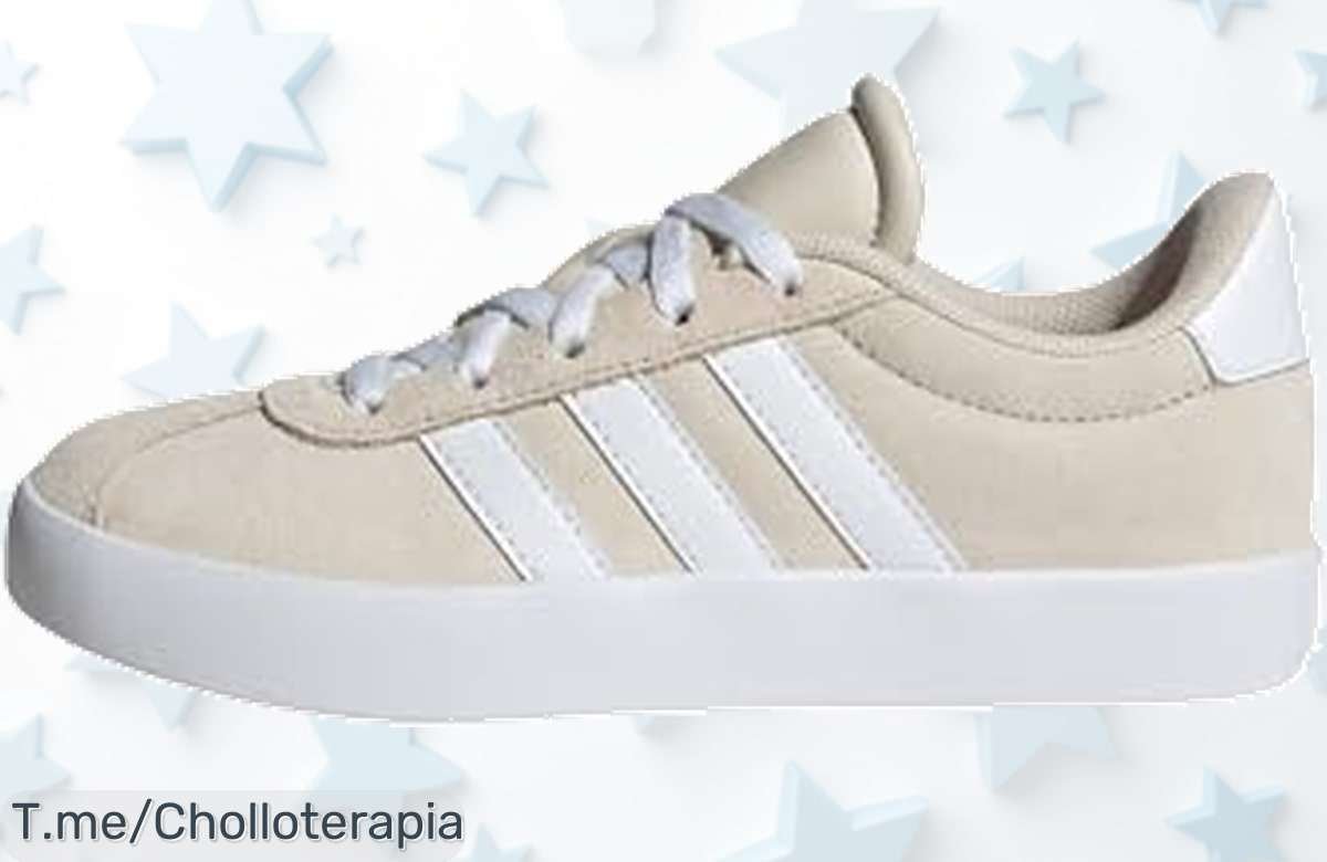 Adidas Vl Court 3.0 para niños con estilo único y detalle exclusivo ahora a precio loco; aprovecha este super chollo con descuento brutal oferta nunca vista compra ya antes que se acabe