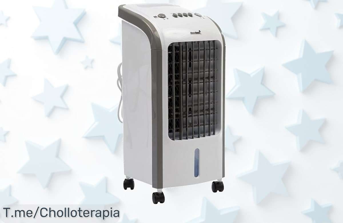 Aire acondicionado portátil 3 en 1 sin tubo ni control con tanque de 4L disfruta un super chollo con descuento brutal ¡ofertón único corre que vuelan las unidades!