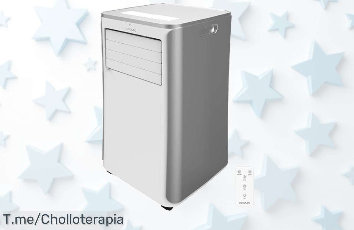 Aire acondicionado portátil Cecotec ForceClima 9100 con enfriamiento rápido y ultra silencioso aprovecha este descuento brutal nunca visto precio loco limitado actúa ya