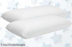 Almohadas viscoelásticas Pikolin Home pack 2 con soporte firme al cuello y doble funda lavable precio loco nunca visto ¡ofertón limitado corre que vuelan!