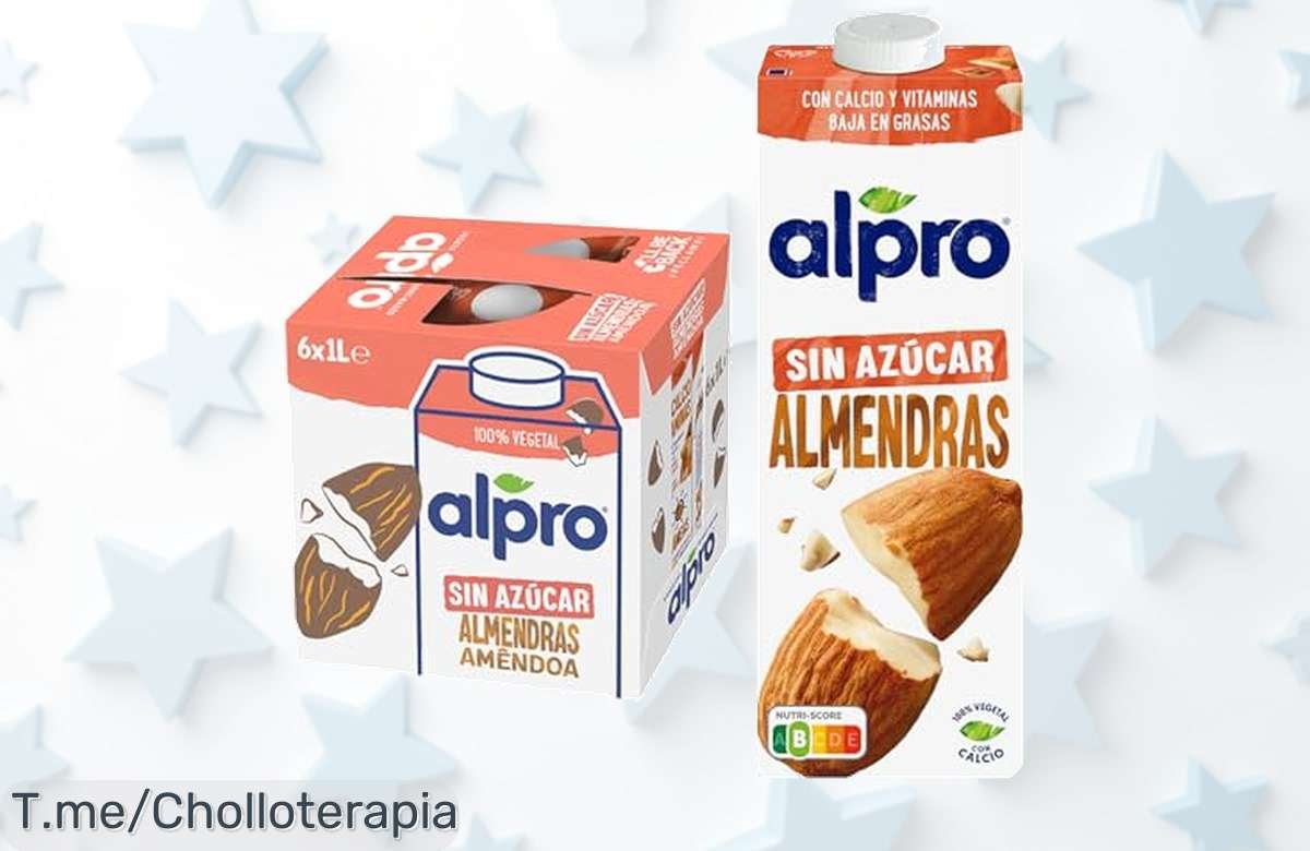Alpro bebida vegetal de almendras sin azúcar con calcio super chollo en pack 6x1L a precio loco nunca visto ¡descuento brutal y oferta limitada compra ya antes que desaparezca!