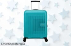 American Tourister Aerostep spinner 55 cm con candado TSA súper organizado y ampliable para llevar todo sin líos precio loco y descuento brutal corre que es un ofertón único