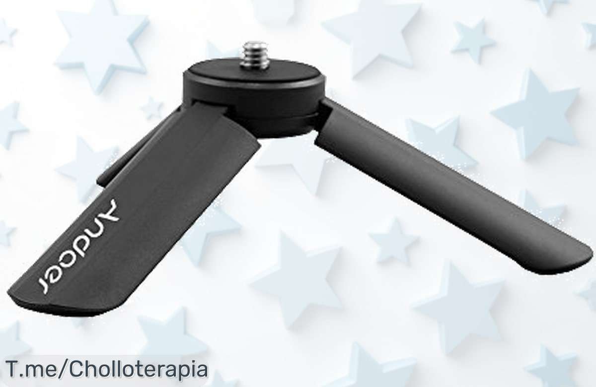 Andoer mini tripod ultra ligero y plegable la herramienta perfecta para tus fotos con cámaras y móviles precio loco que no puedes dejar pasar compra ya este ofertón nunca visto