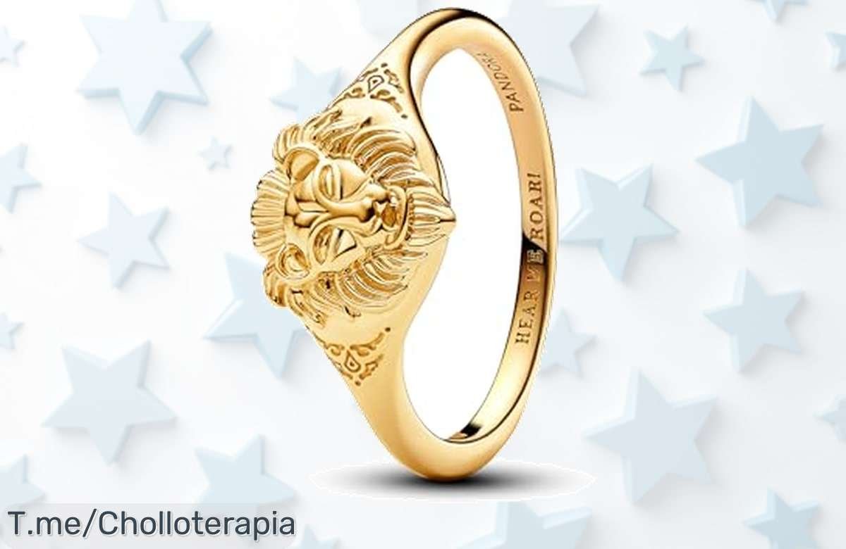Anillo Pandora León Lannister con símbolo Hear Me Roar el super chollo para fans valientes descuento brutal nunca visto precio loco compra ya antes que se agoten