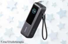 Anker Zolo Power Bank 25000mAh con carga ultra rápida y cuatro dispositivos al tiempo precio loco descuento brutal nunca visto solo por poco tiempo ¡corre a coger tu super chollo!
