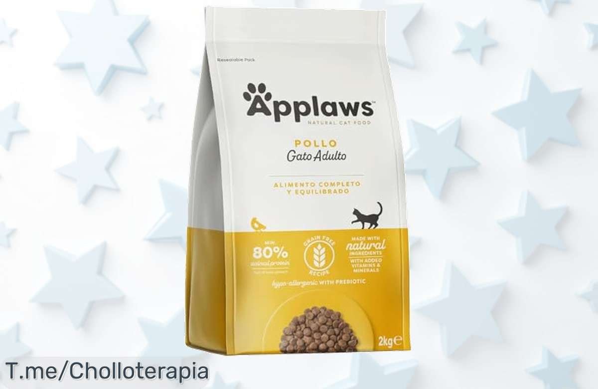 Applaws para gatos adultos con pollo real que fortalece músculos y brillo natural nunca visto aprovecha este super chollo con descuento brutal corre ya precio loco!