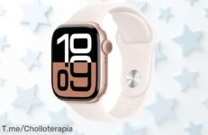 Apple Watch Series 10 oro rosa con pantalla más grande y detección de caídas a precio loco nunca visto aprovecha este ofertón con descuento brutal que se va rápido actúa ya