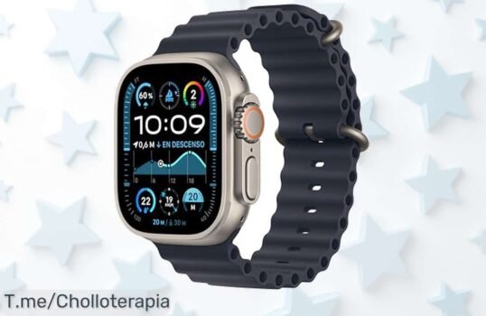Apple Watch Ultra 2 con titanio y pantalla súper brillante a precio loco un super chollo jamás visto para llamadas música y deporte corre que vuelan esta oferta dura poco