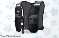 Aprovecha este super chollo chaleco reflectante con hidratación incluida la mejor compañía para correr disfruta su ligereza y ajusta ya antes que acabe el descuentazo nunca visto