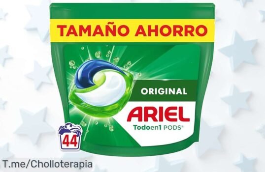 Ariel pods platinum cápsulas limpieza total desde el primer lavado y aroma fresquito 7 días precio loco descuento brutal oferta limitada ¡aprovecha ya este ofertón único!