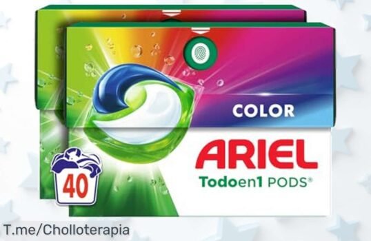 Ariel pods todo en 1 con limpieza profunda que elimina manchas más rápido disfruta de un descuentazo brutal y aprovecha este ofertón único antes que desaparezca