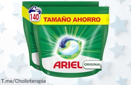 Ariel todo en 1 pods con limpieza brutal que elimina manchas difíciles y deja tu ropa fresquita aprovecha este ofertón de precio loco limita la oferta compra ya