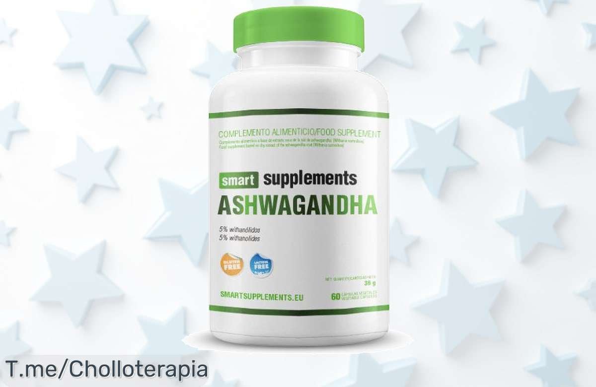 Ashwagandha 500mg cápsulas vegetales el super chollo para calmar estrés y recargar tu energía corre por este ofertón con un descuento brutal que nunca verás otra vez