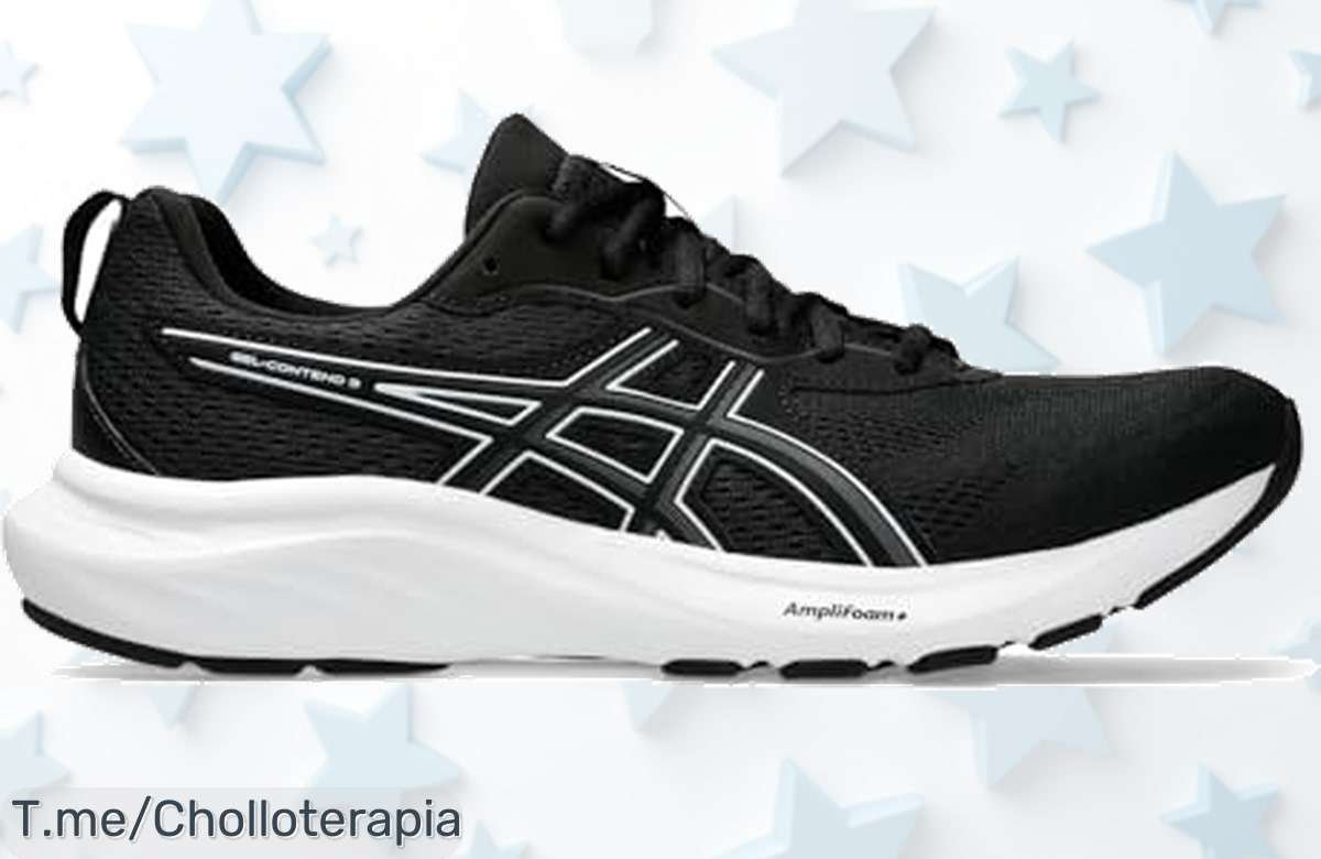 Asics GelContend 9 talla 42.5 con absorción brutal para no sentir impacto plus energía y firmeza total un ofertón con descuento brutal por tiempo limitado compra ya antes que se agoten
