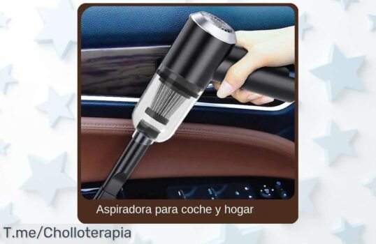 Aspirador de coche inalámbrico potencia brutal 9000Pa limpieza seca y húmeda super chollo con precio loco descuento brutal aprovecha ya antes que desaparezca