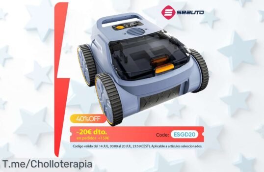 Aspiradora Seauto piscina con motor potente y 3 modos limpia hasta 150 minutos sin parar precio loco y descuento brutal único corre que vuelan las unidades limitada