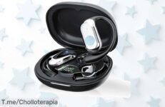 Auriculares Bluetooth 54 con gancho deportivo y control táctil fácil aprovecha este super chollo precio loco descuento brutal unidades limitadas actúa ya