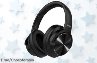 Auriculares inalámbricos Ausdom E9 con cancelación de ruido y 60 horas sin parar disfruta del sonido top aptx HD a un precio loco no esperes más oferta limitada ¡corre por el tuyo!