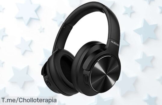 Auriculares inalámbricos Ausdom E9 con cancelación de ruido y 60 horas sin parar disfruta del sonido top aptx HD a un precio loco no esperes más oferta limitada ¡corre por el tuyo!