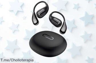 Auriculares inalámbricos deportivos con cancelación de ruido y batería de 60H un ofertón con descuento brutal precio loco nunca visto corre que vuelan